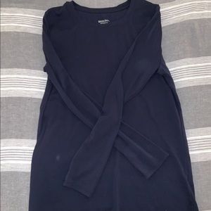 Dark Blue Long Sleeve Shirt